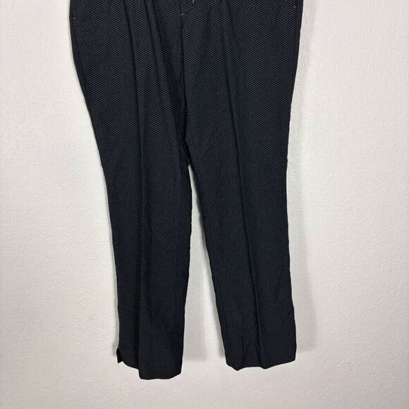 Nike Dri-Fit Black & Grey Zig Zag Patterned Golf Performance Pants - Picture 4 of 7